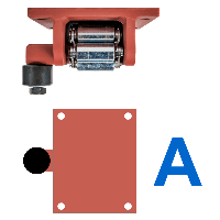 Image For Guiding Side Caster - Add-on package for Boerkey Machine Roller. Size #5v. In Position A.
