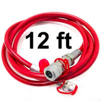 Image For JUNG - Hydraulic Hose - 12ft - w Quick Connectors - MPN JS4