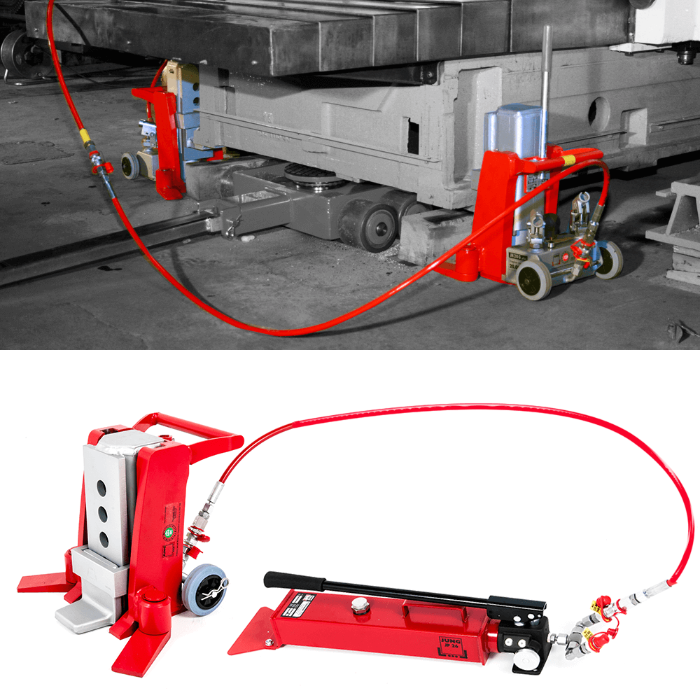 Toolwell JUNG | Pump Operated Toe Jack | 20 Tons Set2