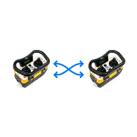 Image For Program remote frequency to allow simultaneous operation of multiple skates.