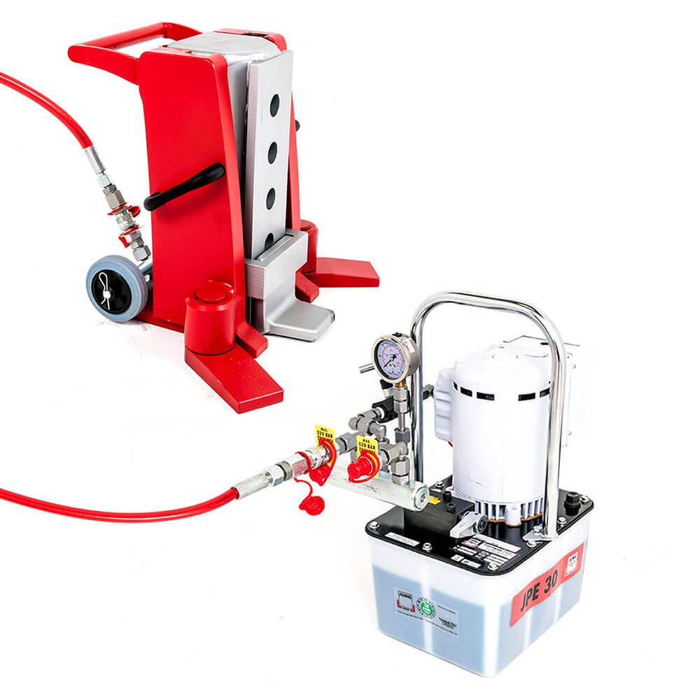 Toolwell JUNG | Pump Operated Toe Jack | 30 Tons Set1